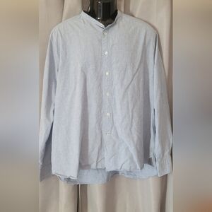 Classic Light Blue Men's Casual Shirt